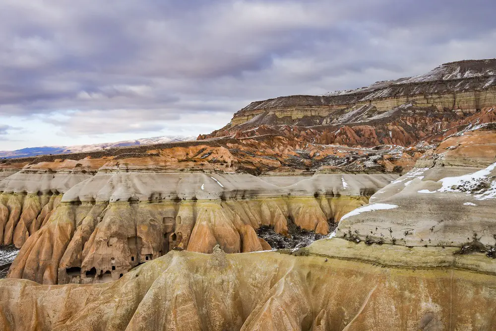 paysage de Cappadoce à çavusin