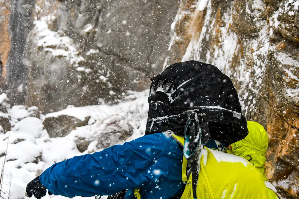 Protection à la neige avec l'overcap