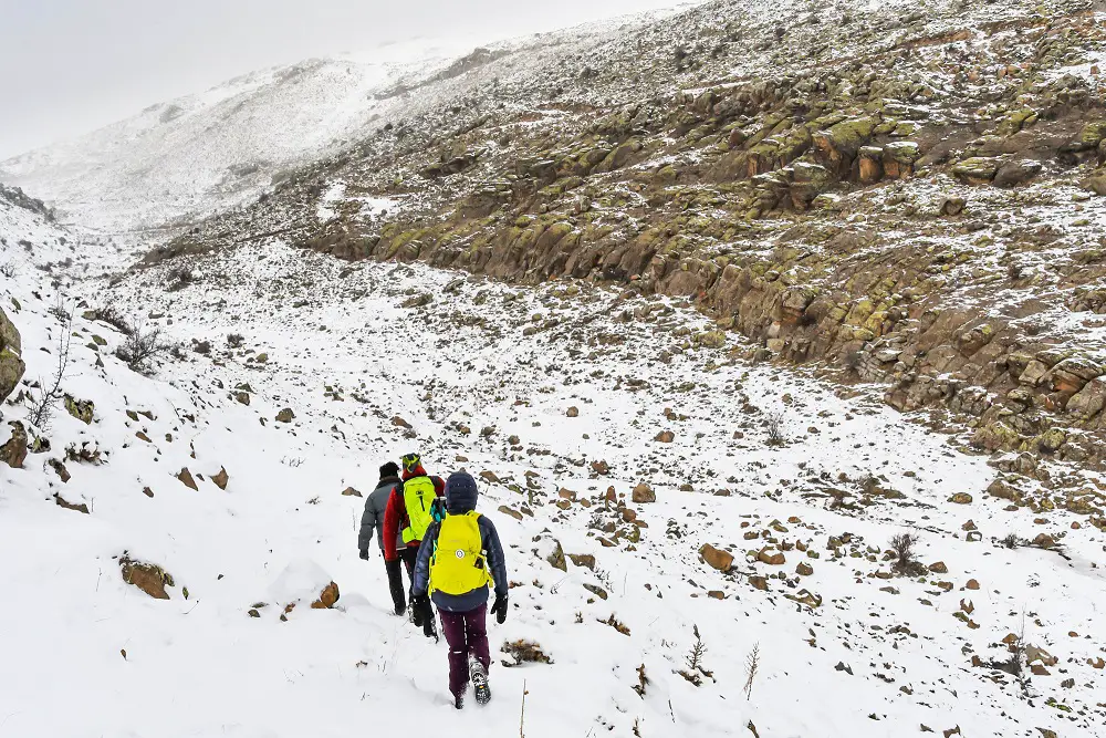 randonnée à Zondi Creek près de Nigde en Turquie