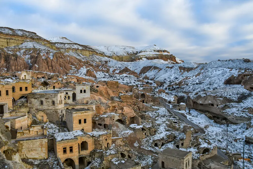 Village de çavusin en Cappadoce