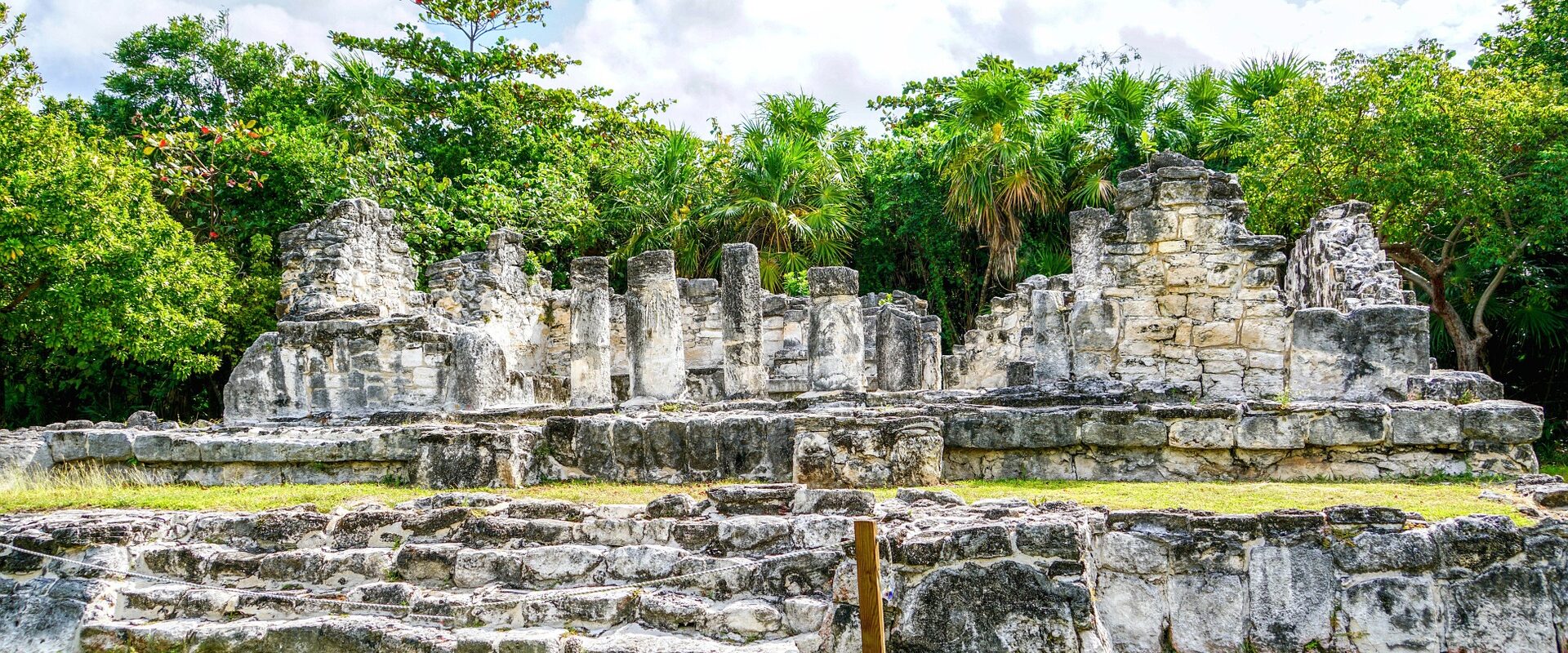 El Ray site archéologique à Cancun au Mexique