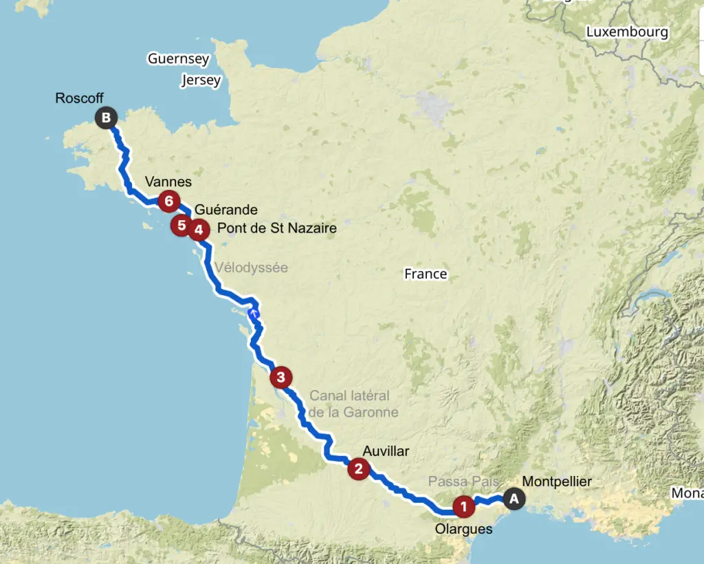 Traversée de la France en bikepacking