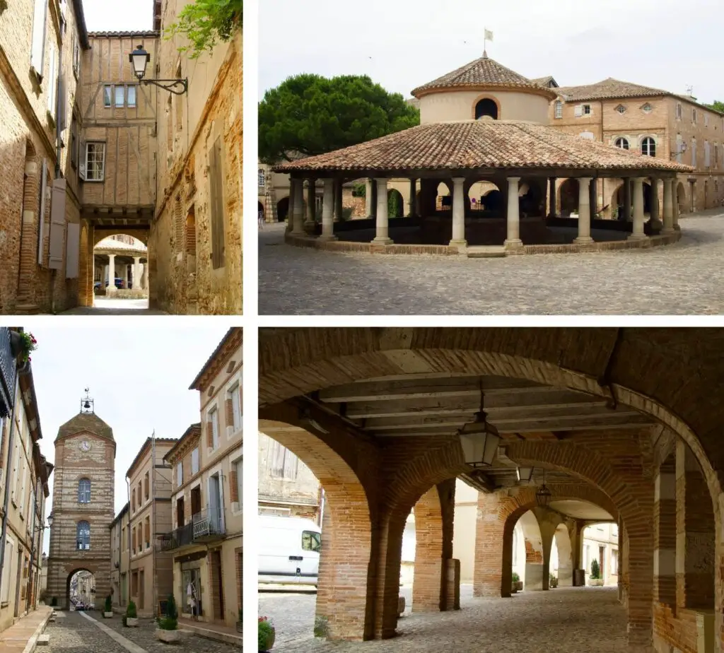 Le village d'Auvillar en Occitanie