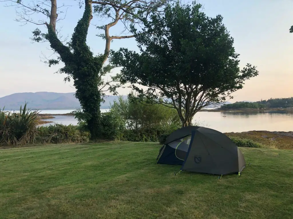 Bivouac en Irlande avec la Tente bikepacking Dragonfly Nemo 