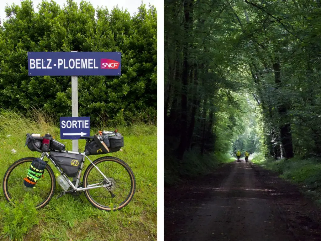 Voie verte pour le voyage à vélo en Bretagne