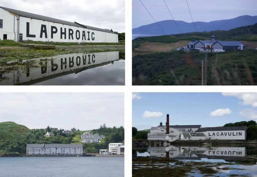 Les distilleries de whisky d'Islay