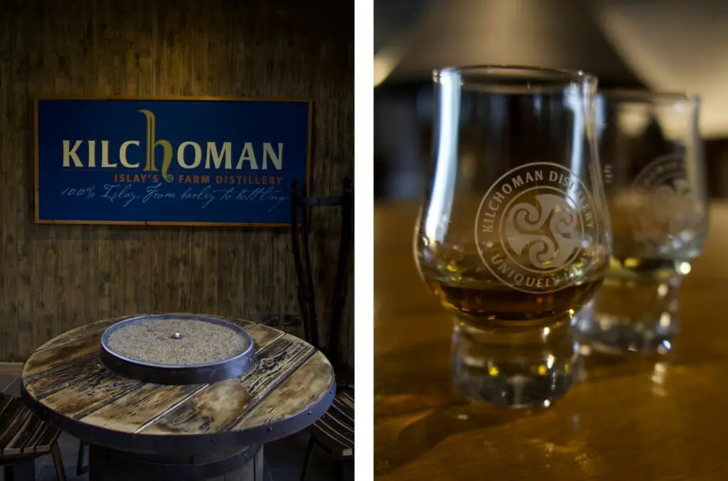 Dégustation de whisky kilchoman à Islay 