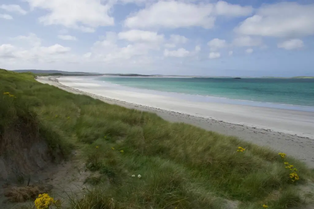 Plage de North Uist dans les Hébrides Extérieures