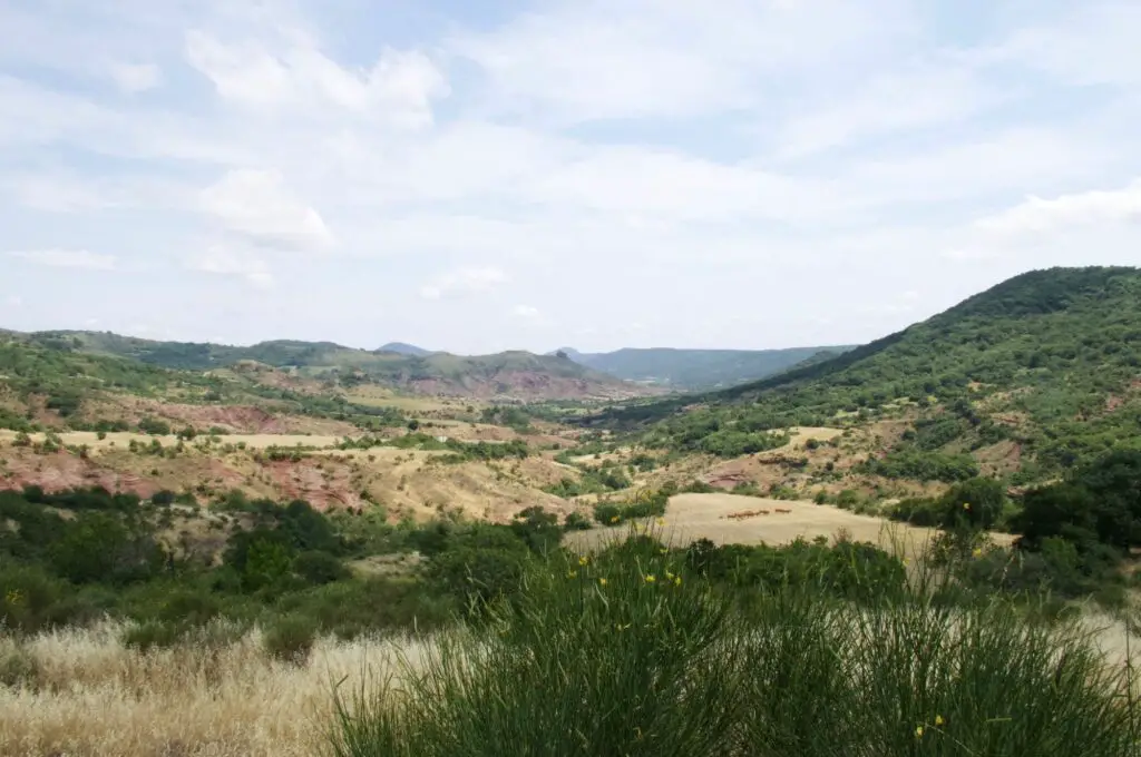 Vallée du Salagou dans l'Hérault 