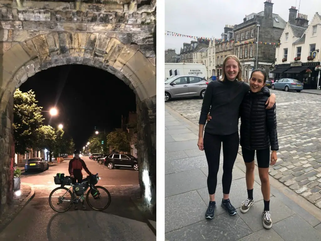 Fin du voyage à St Andrews clôturant 60 jours de voyage à vélo en europe