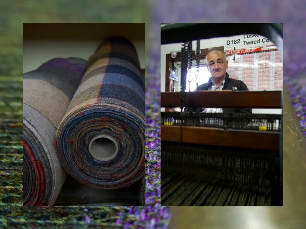 Donald Mackay tisserand de Harris Tweed