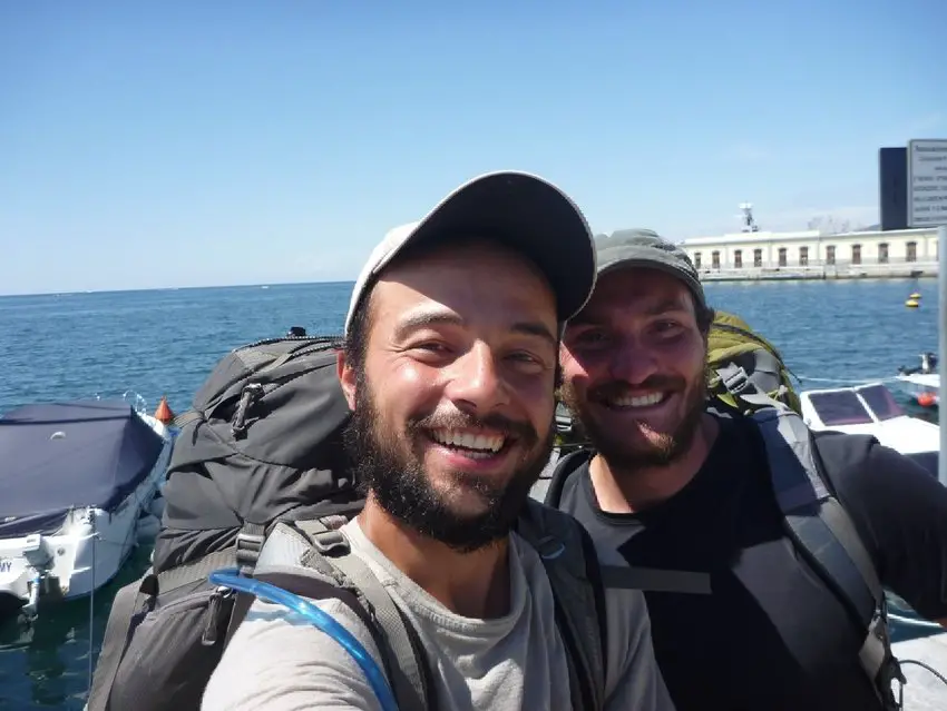 arrivée à Triestre après 70 jours de Traversée des Alpes de Samoëns à Trieste