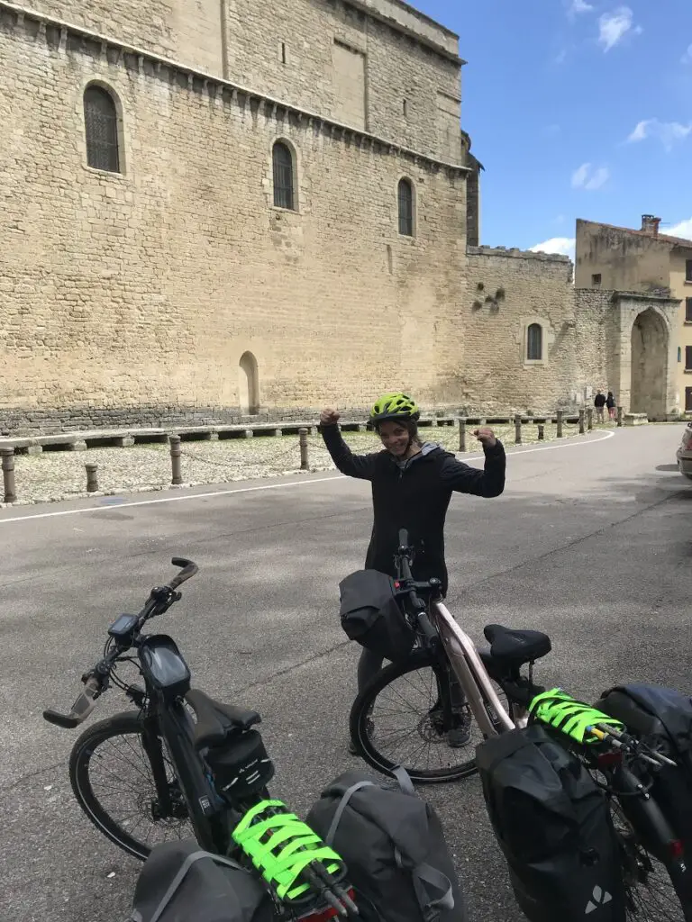 Départ de Malaucène pour 3 jours de vélo autour du Mont Ventoux