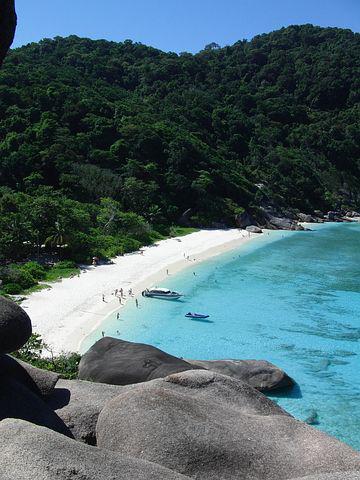 Donald Duck bay sur les iles Similan en thailande