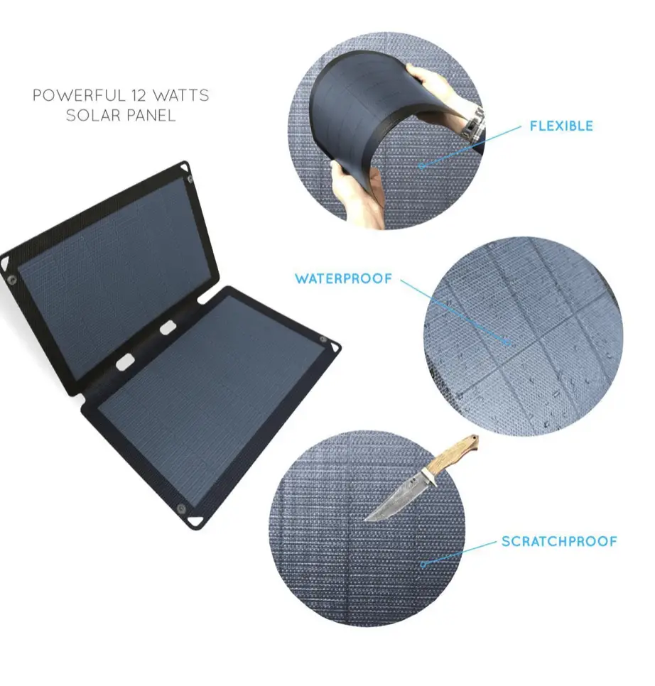 Fusion FLEX 12 Watts - batterie portable solaire