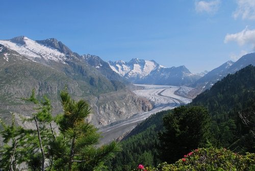 Glacier d'Aletsch le plus grand glacier des Alpes