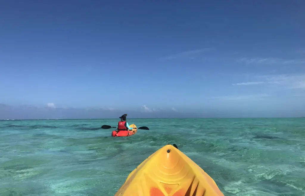 kayak à poé en Nouvelle-Calédonie