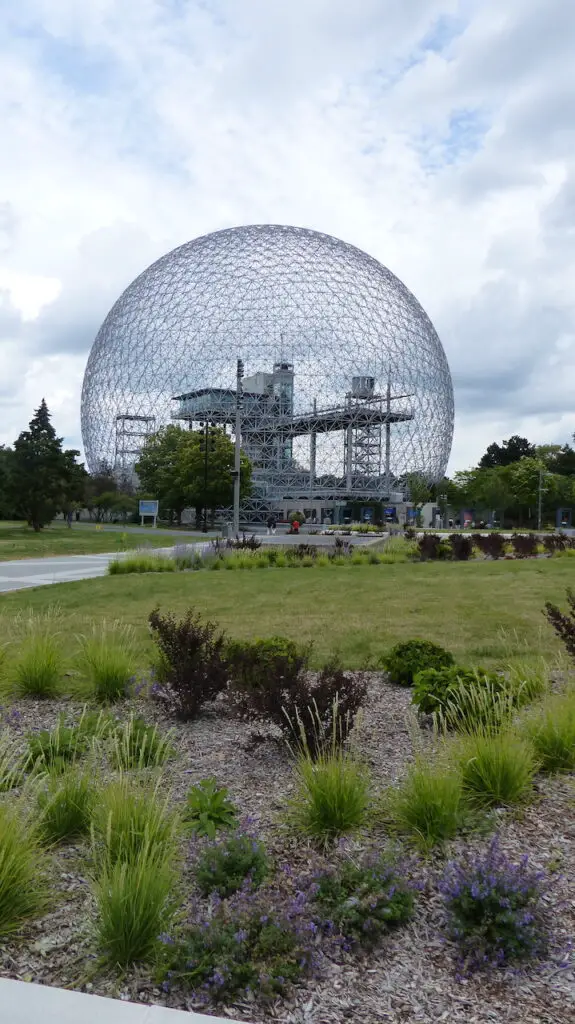 La Biosphère de l'Ile sainte Hélène pendant un voyage au Canada