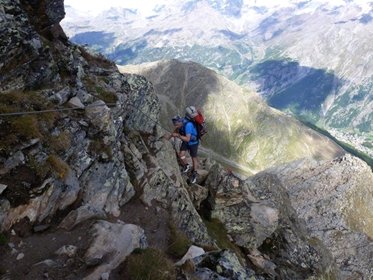 La Via Ferrata dans le valais en suisse