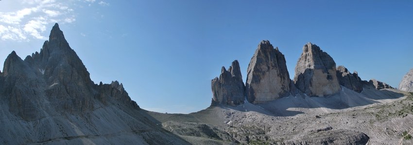 Les Dolomites sur la via alpina