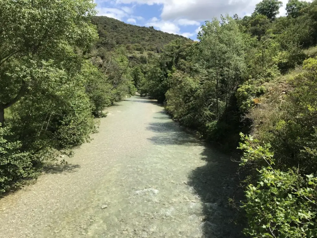 Les eaux bleues du Toulourenc