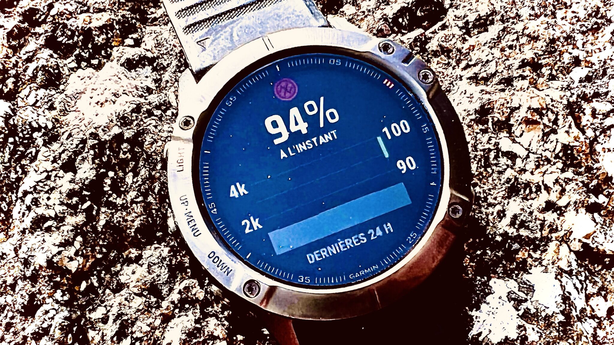 L'Oxymètre de pouls de la Fénix 6, la montre multisports connectée de Garmin