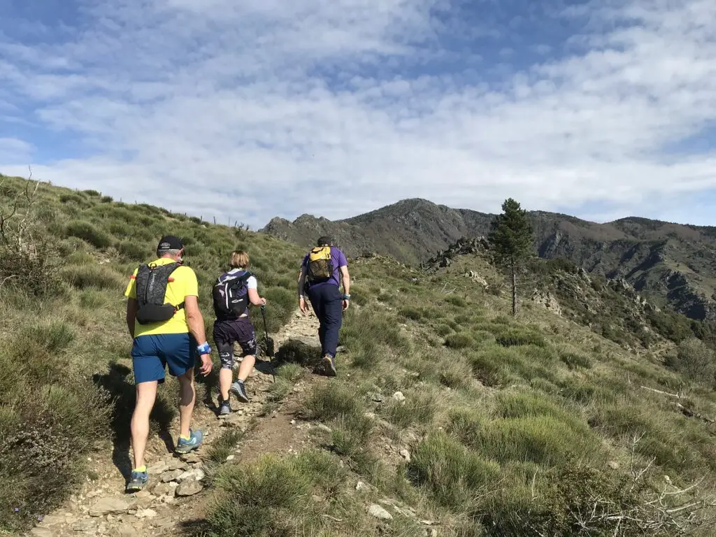 Montée au sommet de l'aigoual par le sentier des 4000 marches