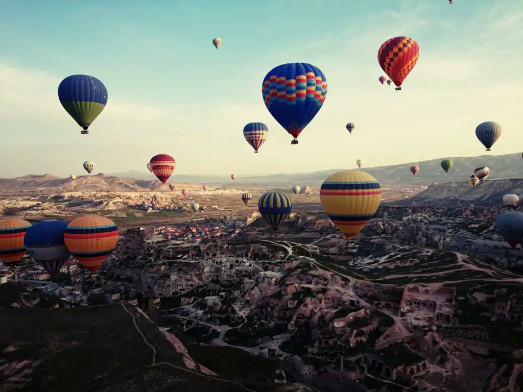 Montgolfière en turquie