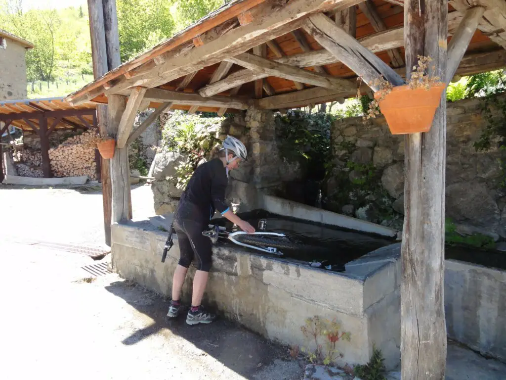 nettoyage des vélos en ariège 