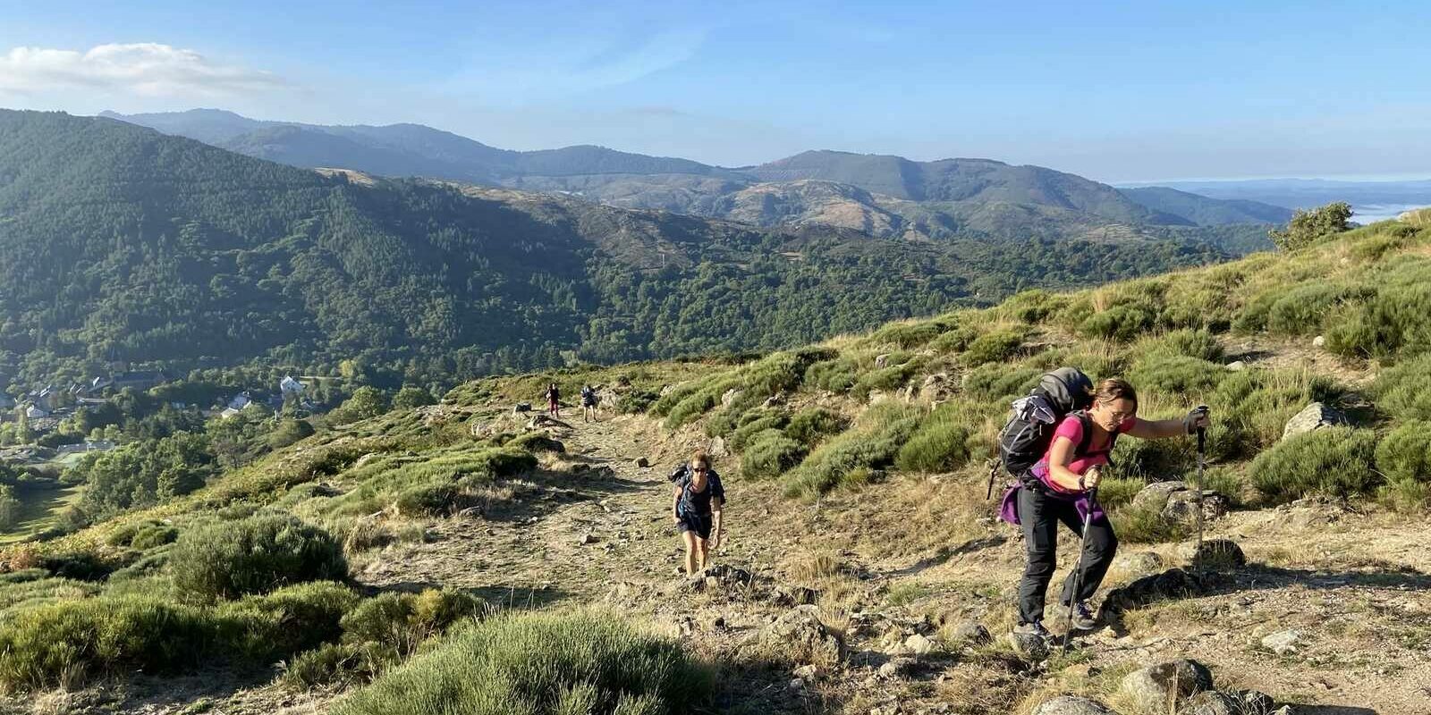 Démarrage du tour de l'Aigoual, de Dourbies à Meyrueis