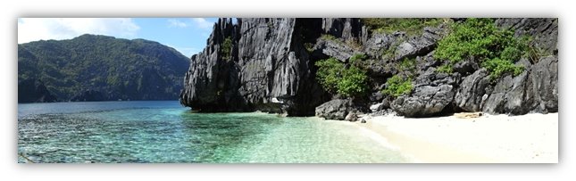 Paysage de l'île de Palawan aux Philippines