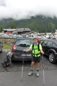 Parking-du-Tour-Sec, départ pour une randonnée alpine à l'aiguille du Tour