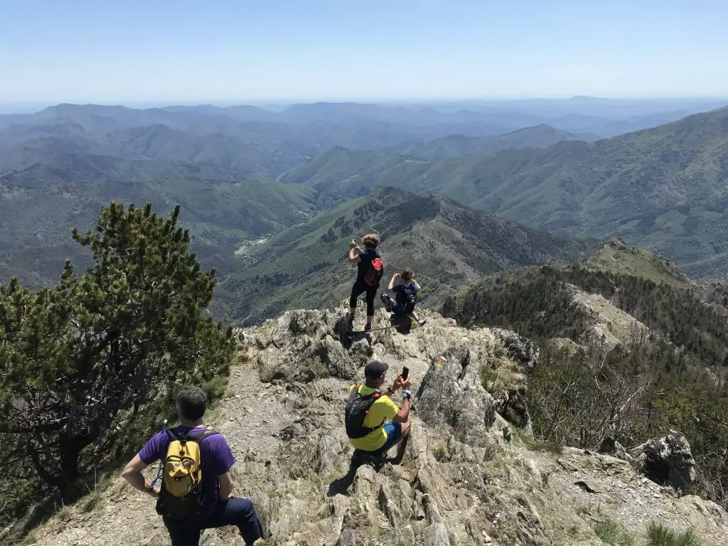 Pause photo pour un paysage des cévennes magnifiques