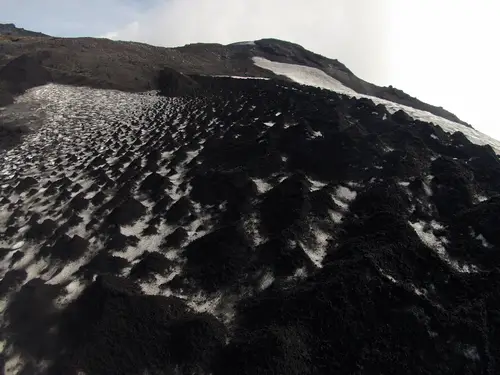 paysage de glacier : Eyjafjallajökull, et le Mýrdalsjökull en Islande