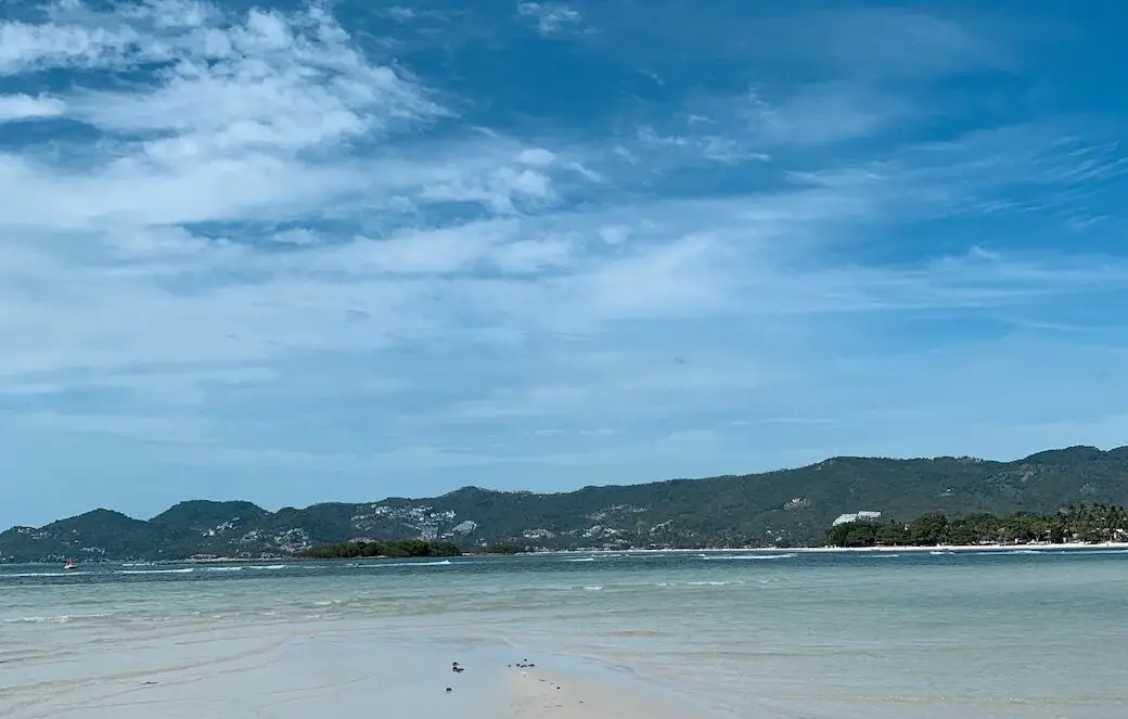 Plage de Chaweng à Koh Samui en Thailande