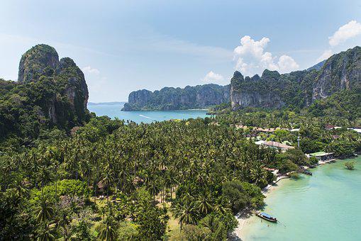 plage de Railay à Krabi en Thailande