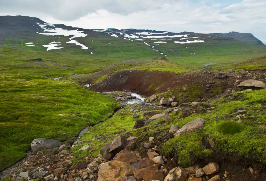 randonnée à Reykjafjordur en Islande