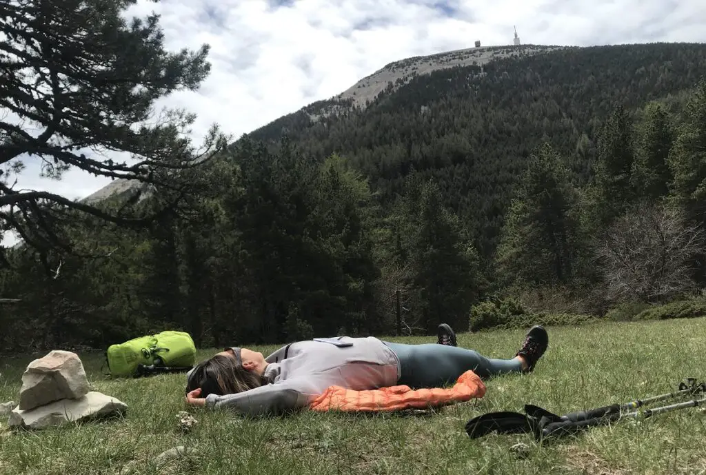 Sieste au pied du Mont Ventoux