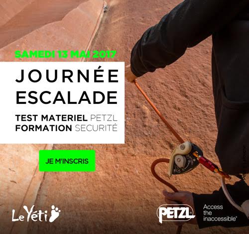 test matériel Petzl