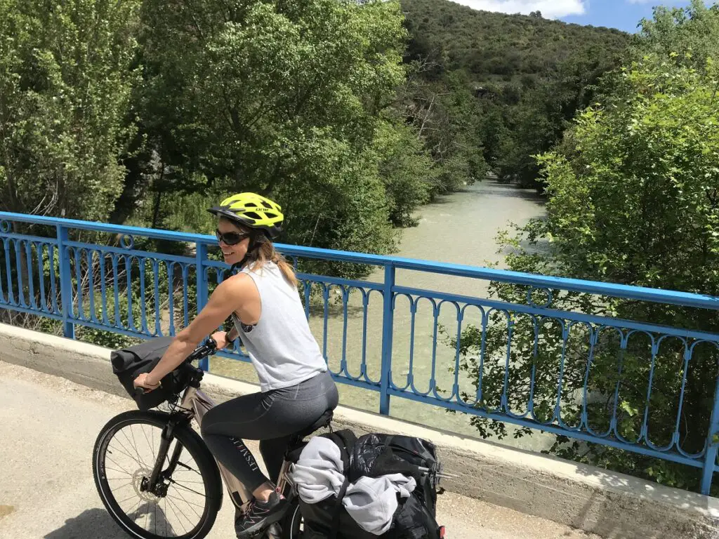 Traversée du Toulourenc à vélo