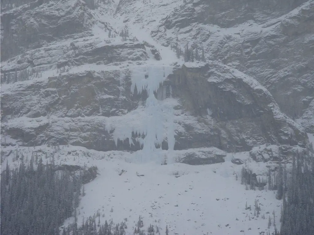  Weeping wall grimpe sur glace