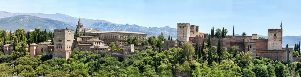 Alhambra à Grenade en Espagne