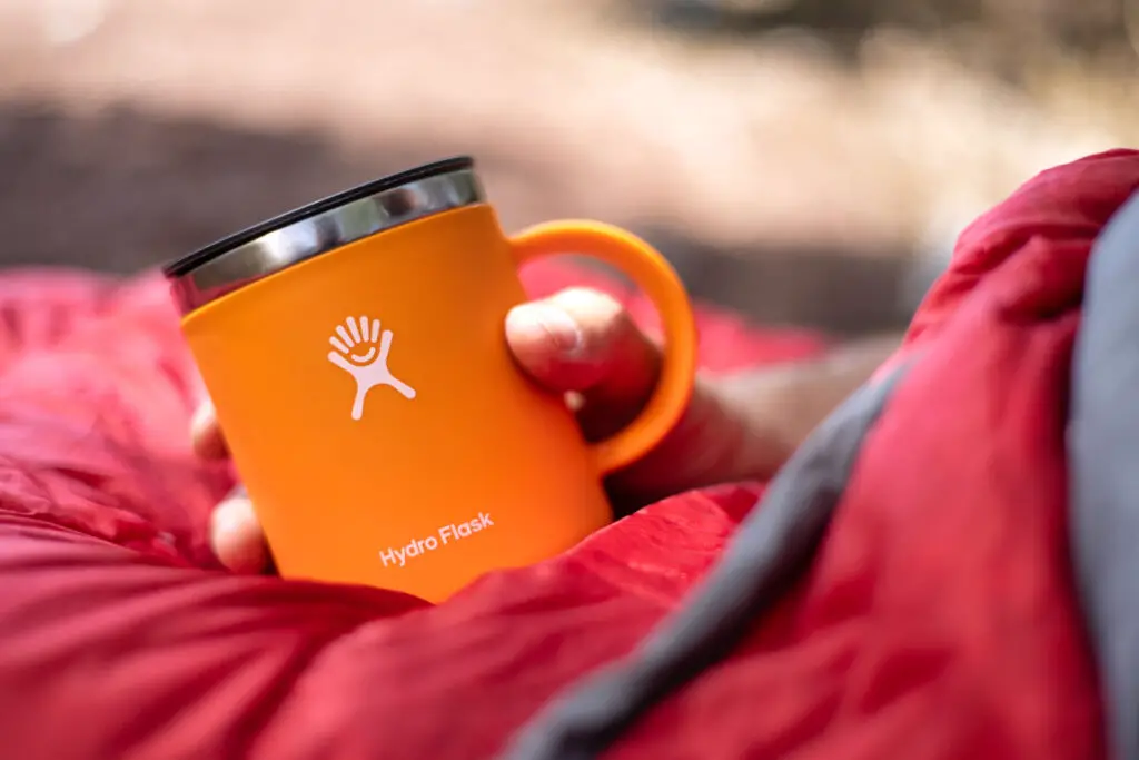 camping avec hydro flask