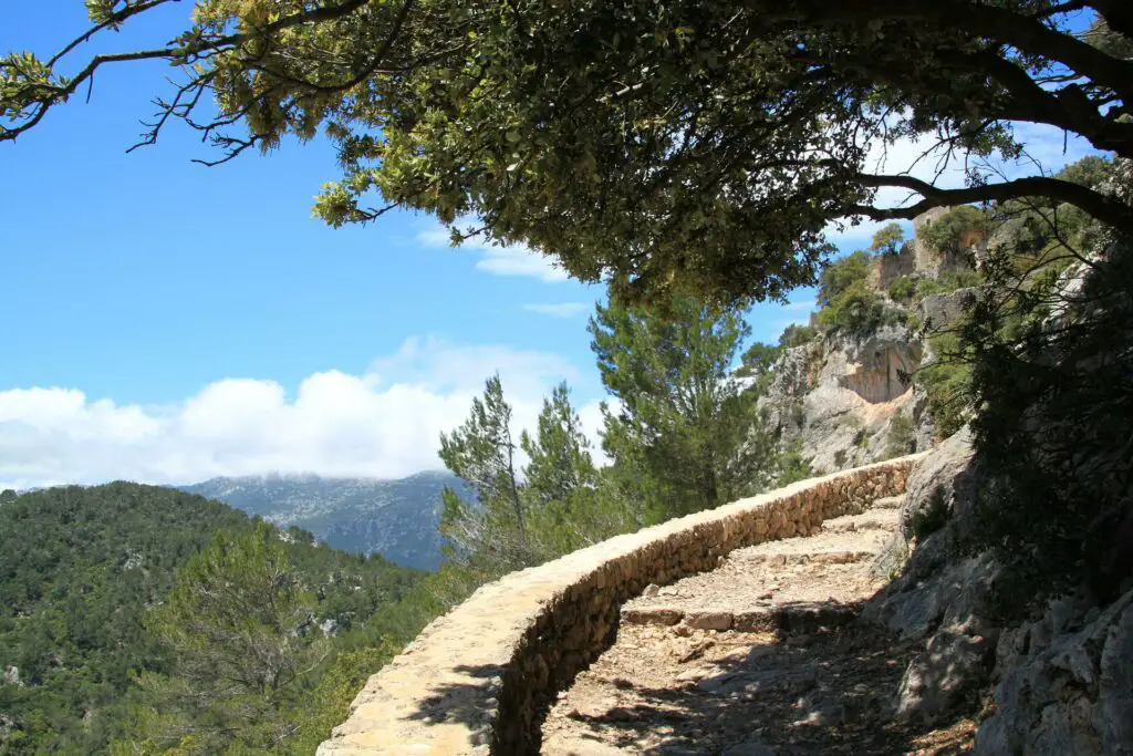 chemin de randonnée à Majorque