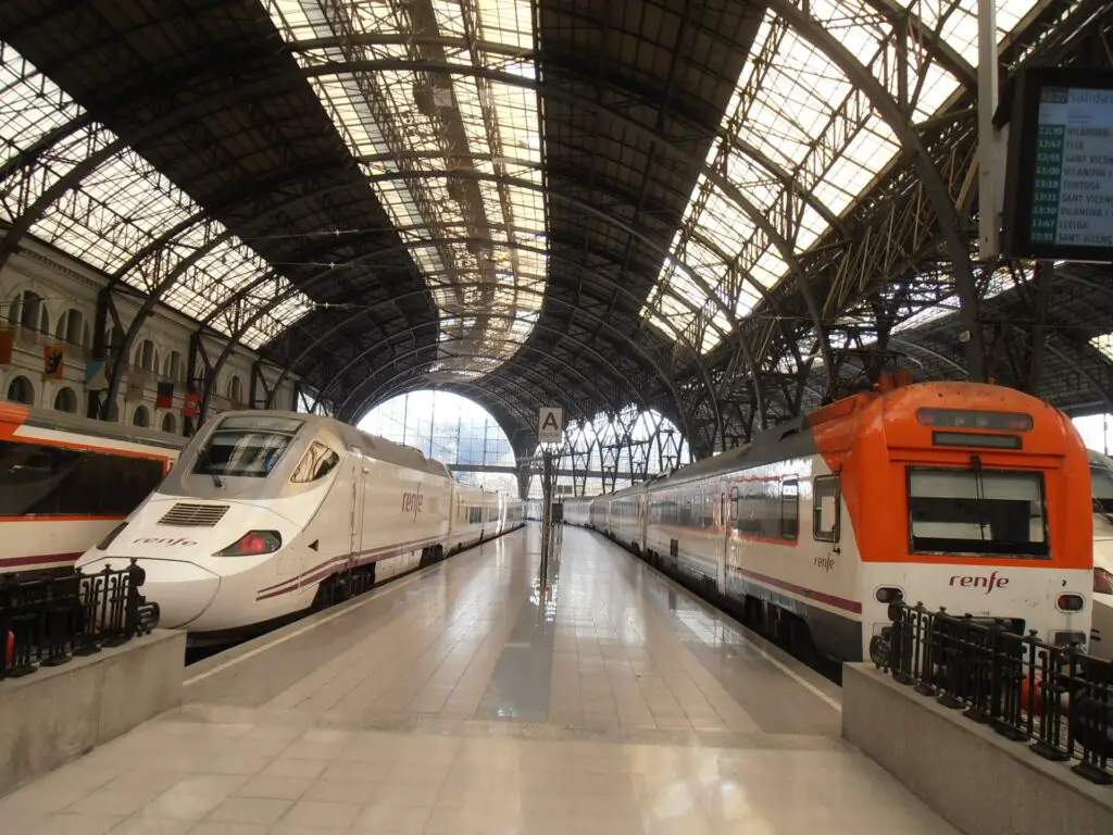 gare de trains à Barcelone