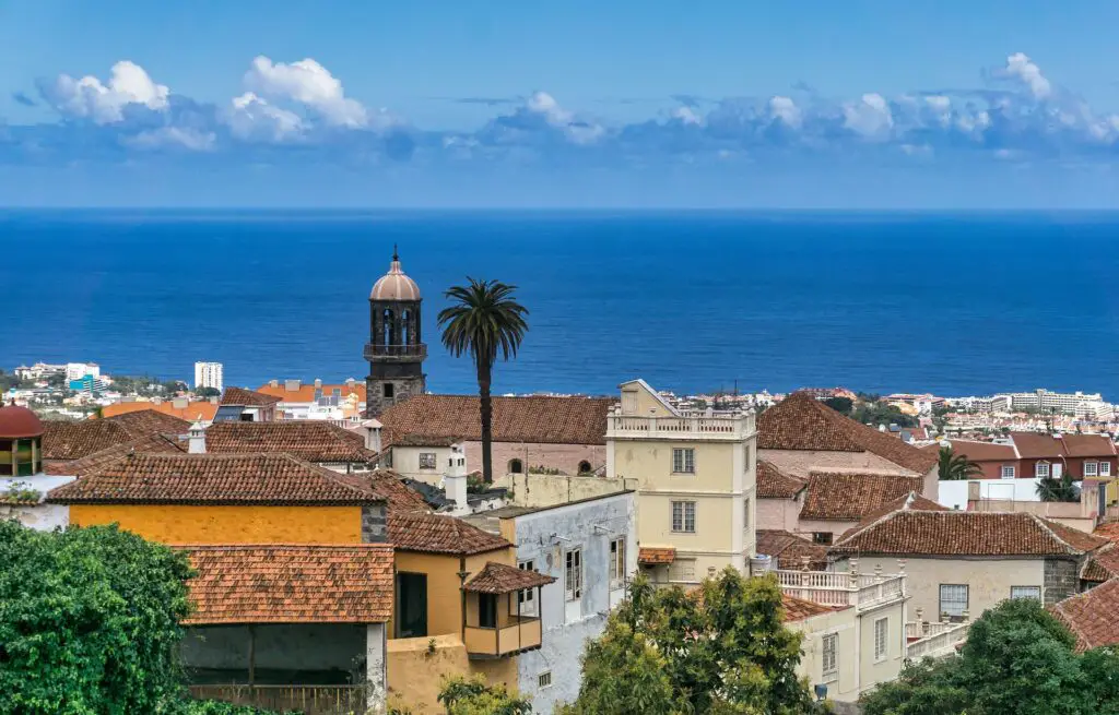 La orotava à Ténérife dans les iles des canaries