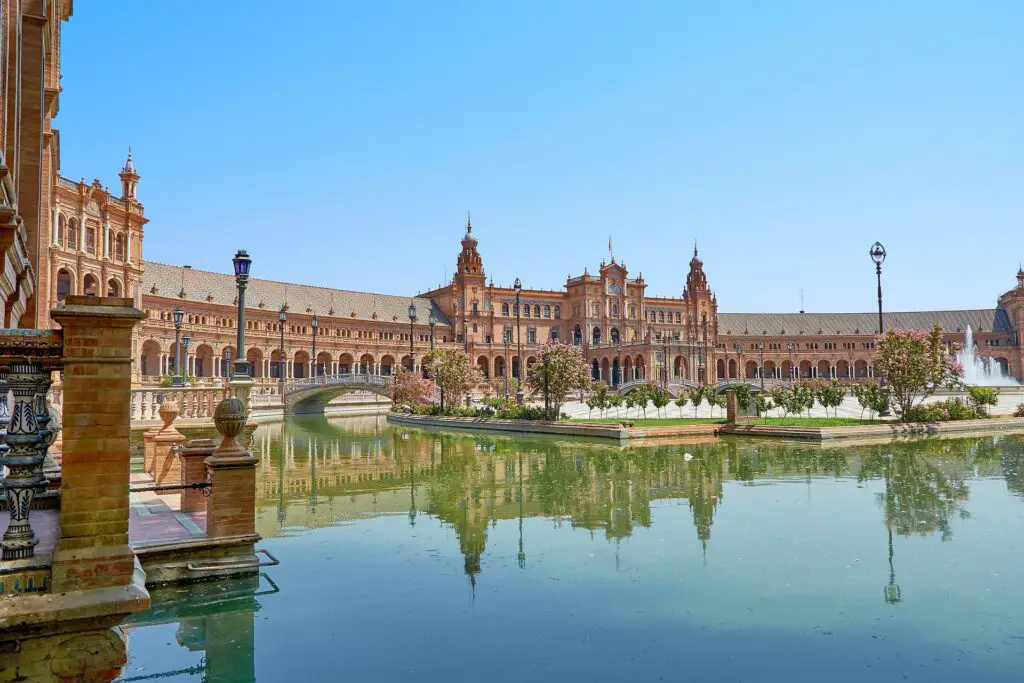 Le parlement à Seville en Espagne