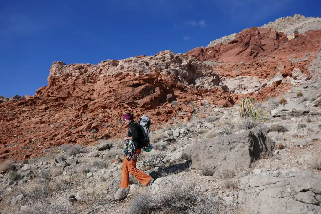 Le secteur Calico à Red Rocks dans l'Ouest américain