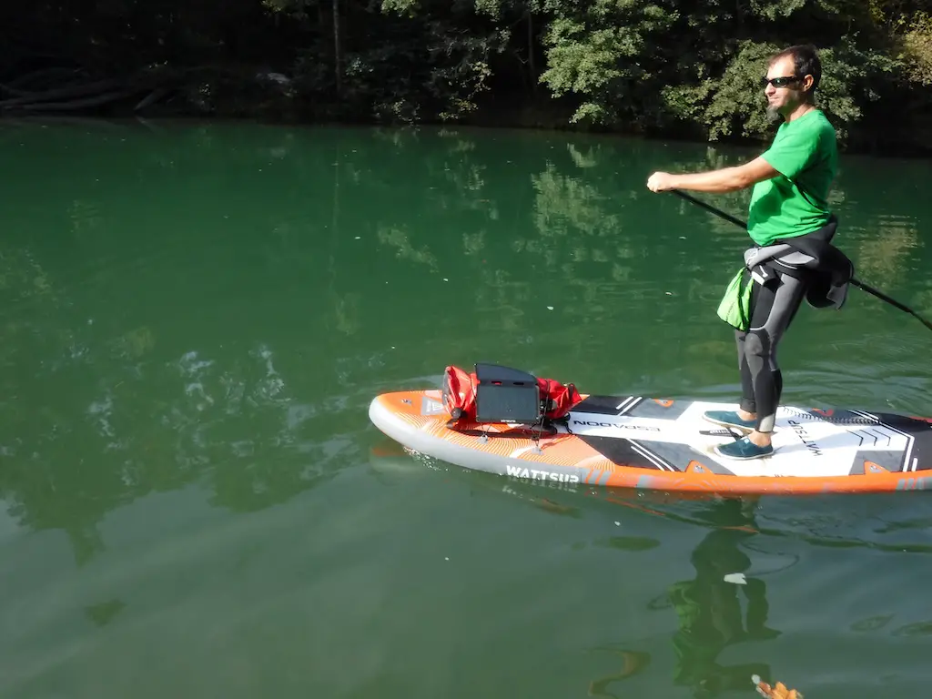 Paddle avec chargeur solaire Sunslice