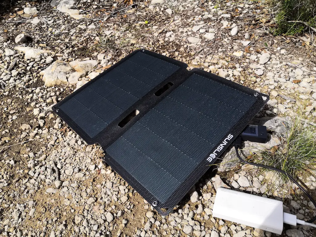 Retour terrain du chargeur solaire Sunslice